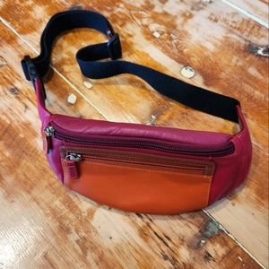 Mywalit fanny pack cross body leather